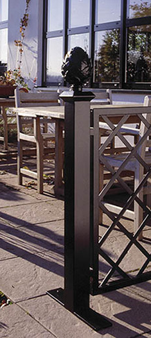 Trenngitter Restaurant - R15-Pole