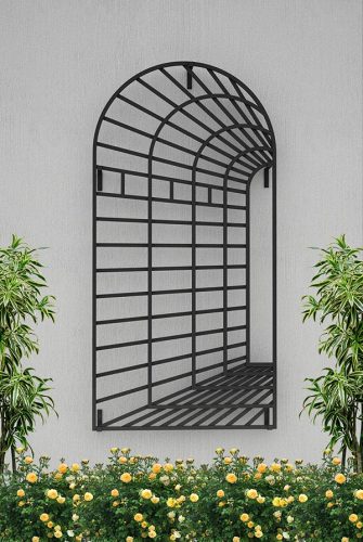 Kunstschmiede-Wandgitter-Rechts