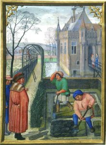 Geschichtliche Dimension von Spalieren, Lauben & Pergolen im Garten.