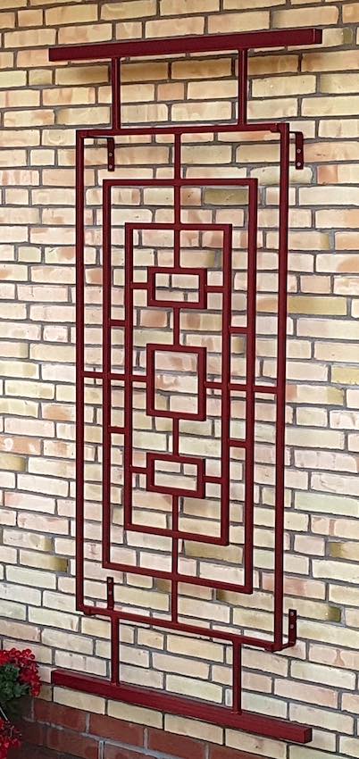 Jaapani stiilis metallist võre mis tahes värviga 200 x 50 a-Aasia-metallist-rest-Hong-Kong-mõõt-100-x-200-cm