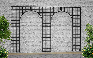 Doppel-Bogen-Wandgitter-Eastnor-Castle