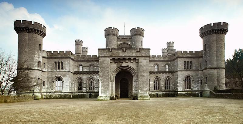 Eastnor Castle Vorbild für Gitterspalier