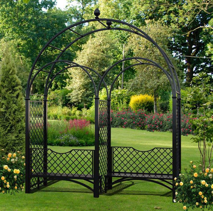 Kolmeosaline metallist pulmakaar Tête à Tête armupingiga