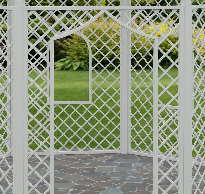 Valge roosi paviljon Zweibrücken metallist