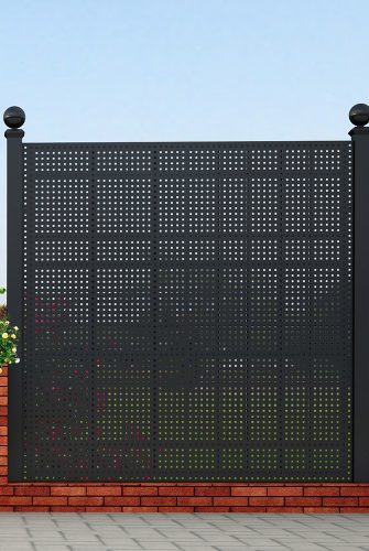 großes Gropius Sichtschutzgitter