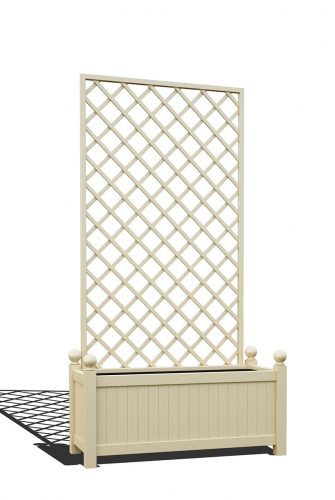 R17-Y-DHD-pikk taimepott eemaldatava võrega heledast RAL 1015 heledast elevandiluust R17-Y-DHD-pikk taimepott eemaldatava võrega heledast RAL 1015 heledast elevandiluust