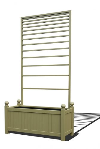 R17-Y-PLH-Pikk metallist taimepott eemaldatava võrega RAL 7034 kollane hall R17-Y-PLH-Pikk metallist taimepott eemaldatava võrega RAL 7034 kollane hall