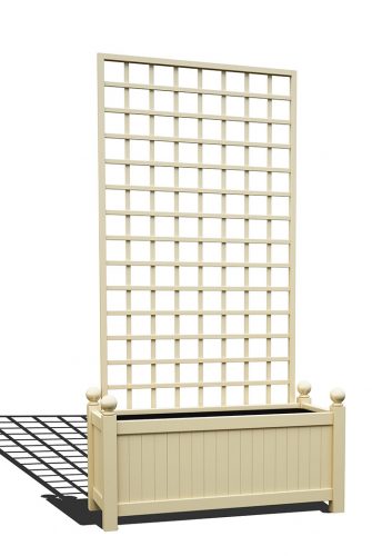 R17-Y-SHD-Pikk metallist taimepott eemaldatava võrega RAL 1015 heledast elevandiluust R17-Y-SHD-Pikk metallist taimepott eemaldatava võrega RAL 1015 heledast elevandiluust