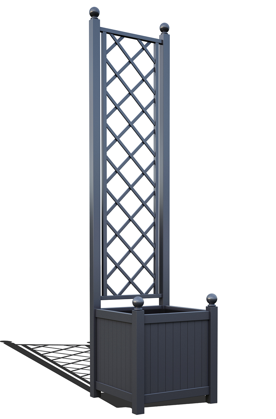 R23-A-DLD-Versailler taimepott võrega RAL-7024 grafiithall