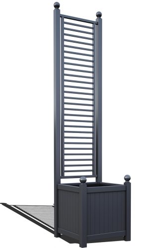 R23-A-LHD-Versailles taimepott võrega RAL-7024 grafiithall