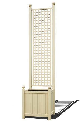 R23-A-SHD-Versailles taimepott võrega RAL-1015 heledast elevandiluust