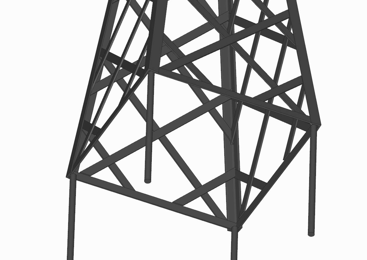 R23-PY-Y-Detail Versailler Pflanzkübel mit Rank Pyramide in RAL 9005 Schwarz