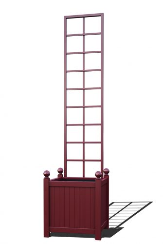 R23-Y-SLD-Versailles taimepott võrega RAL-3005 veinipunasest R23-Y-SLD-Versailles taimepott võrega RAL-3005 veinipunasest