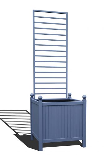 R24-Y-LHD-Versailles Park metallist taimepott eemaldatava võrega RAL 5014 tuvisinises R24-Y-LHD-Versailles Park metallist taimepott eemaldatava võrega RAL 5014 tuvisinises