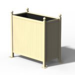 R25 Versailler Pflanzkübel Raumteiler in RAL 1015 Light Ivory