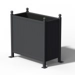 R25 Versailler Pflanzkübel Raumteiler in RAL 7024 Graphite Grey