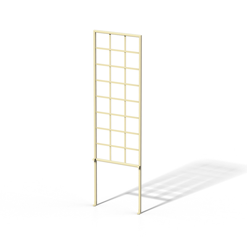 Modern: Metall Rankgitter für Pflanzkübel. Nobles Quadrat Design