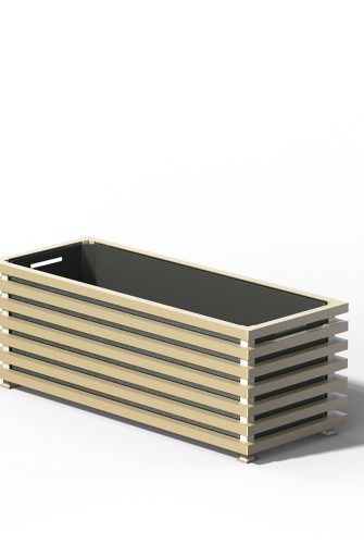 E17 Long Planter Sterling hõbe