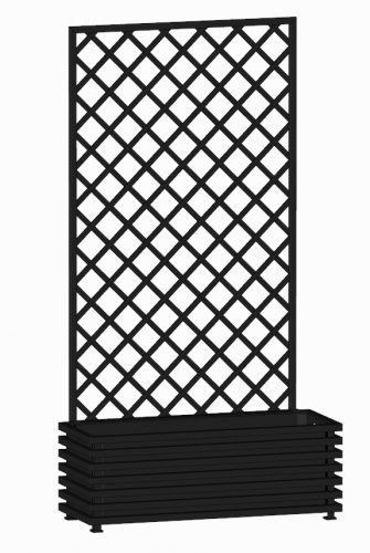 E17-Y-DHD-Pikk IBIZA taimepott võrega. RAL 9005 must E17-Y-DHD-Pikk IBIZA taimepott võrega. RAL 9005 must