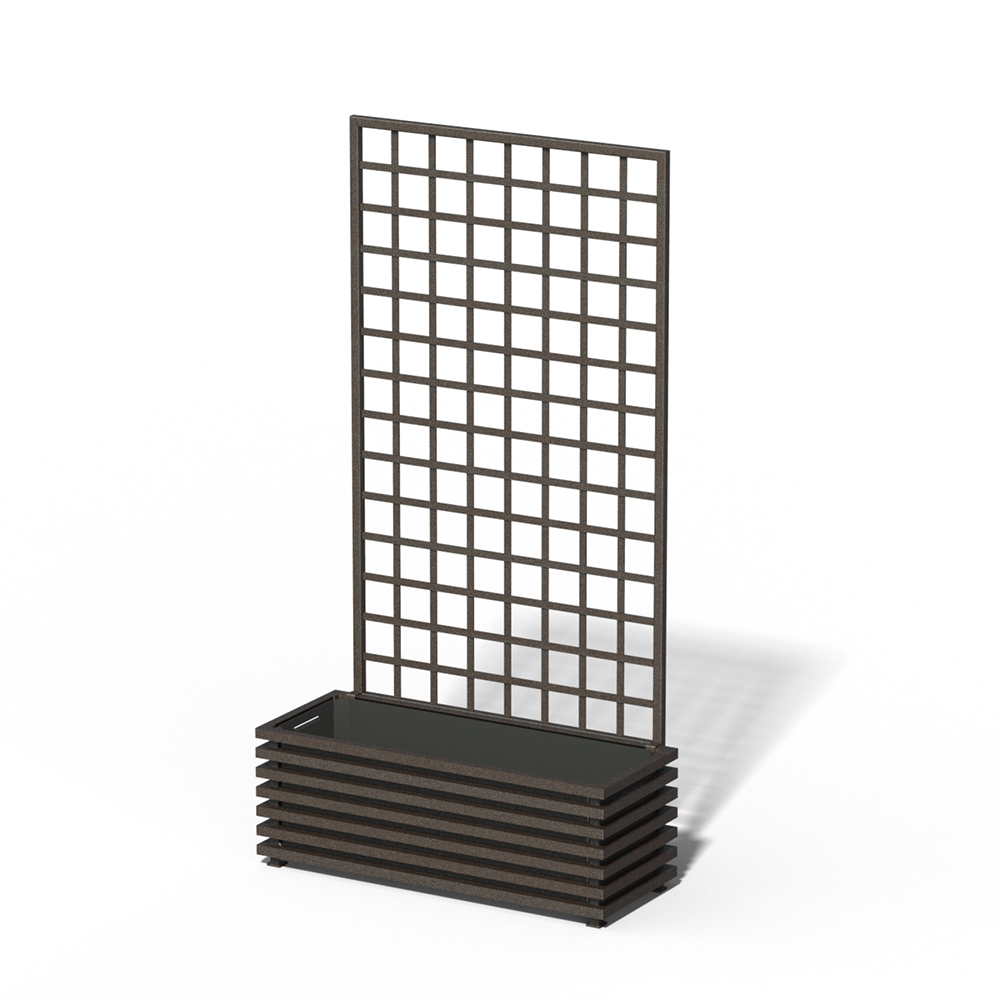 E17-Y-SHD IBIZA Pikk pott võrega Rusty Iron