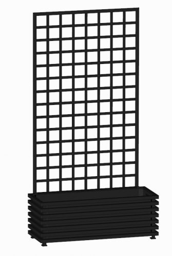 E17-Y-SHD-Pikk IBIZA taimepott võrega. RAL 9005 must E17-Y-SHD-Pikk IBIZA taimepott võrega. RAL 9005 must