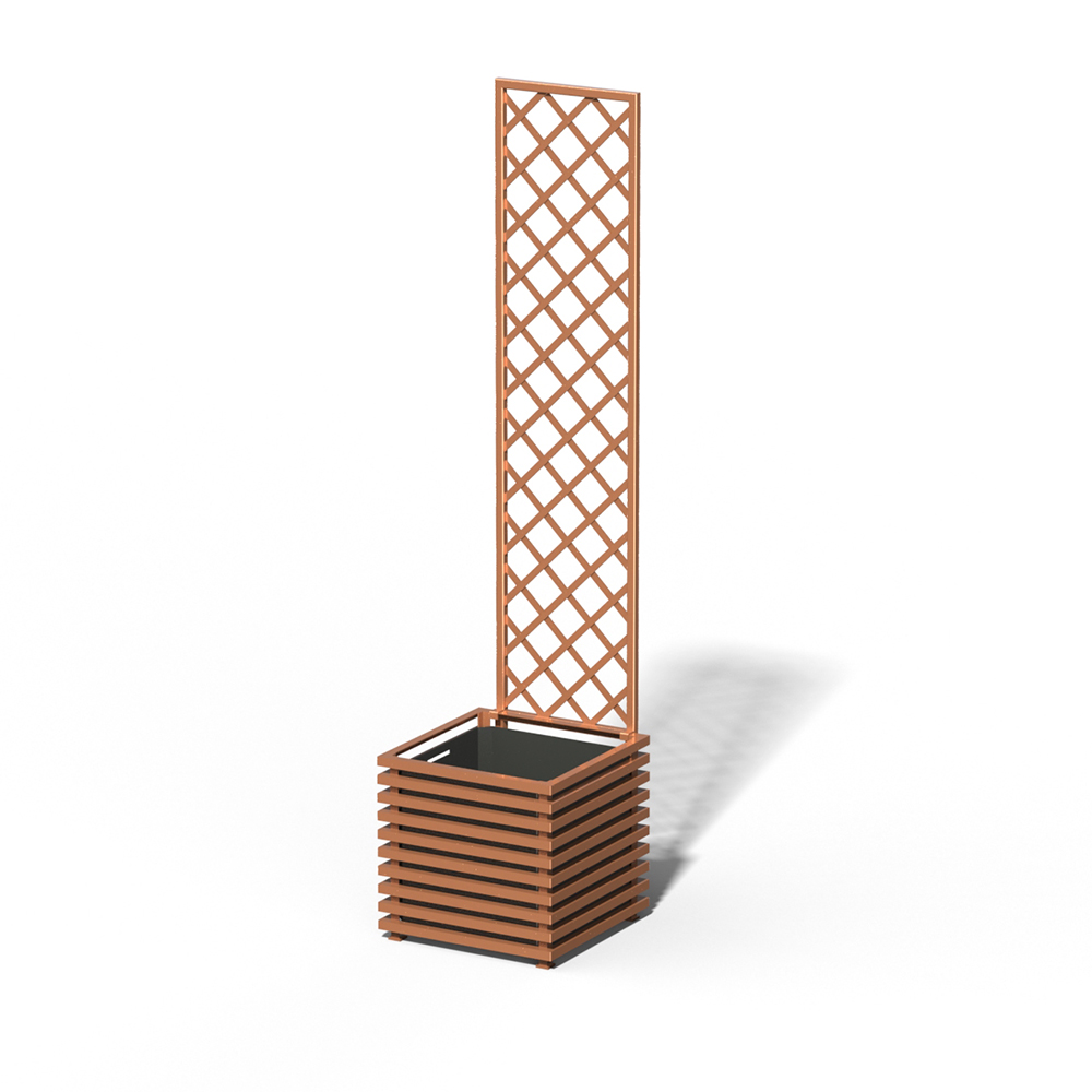 E23-Y-DHD IBIZA Suur kopp koos Trellis Copper Lightiga