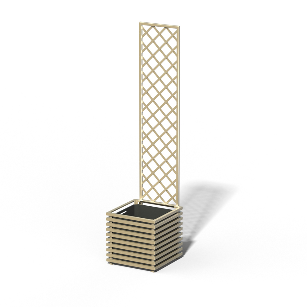 E23-Y-DHD IBIZA Suur trellis Sterling Silver ämber