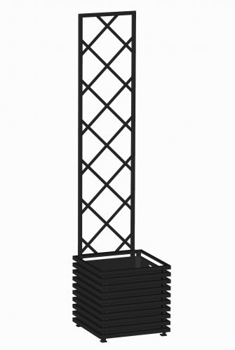 E23-Y-DLD-Suur IBIZA taimepott võrega. RAL 9005 must E23-Y-DLD-Suur IBIZA taimepott võrega. RAL 9005 must
