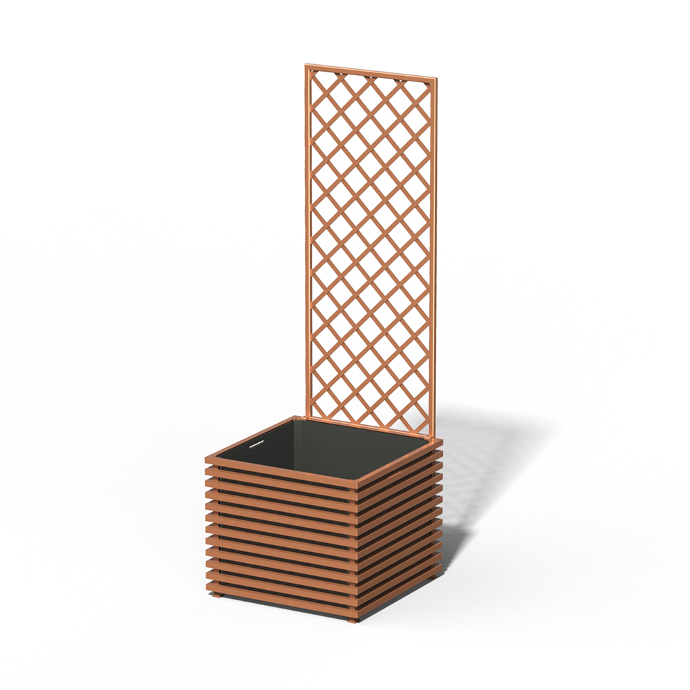 E24-Y-DHD IBIZA Park taimepott Copper Light