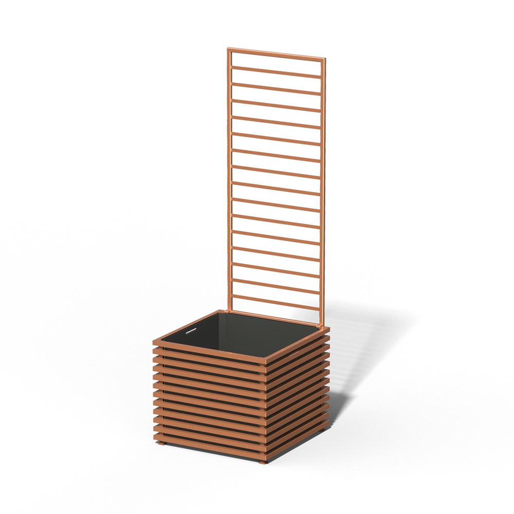 E24-Y-LHD IBIZA Park taimepott Copper Light