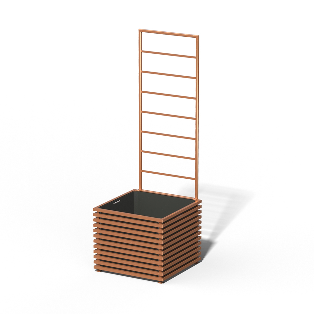 E24-Y-LLD IBIZA Park taimepott Copper Light