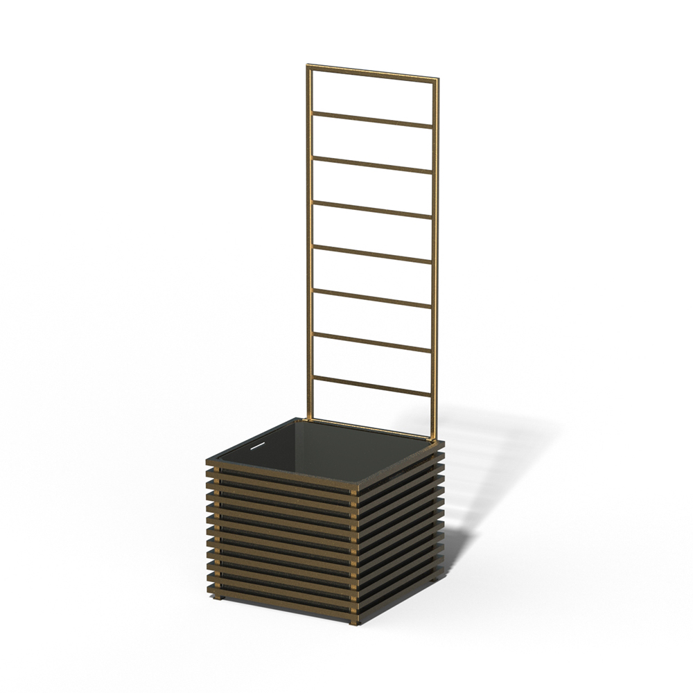 E24-Y-LLD IBIZA Park Planter Kendon Gold