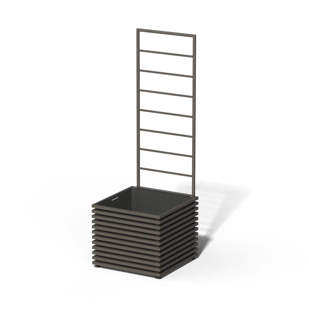 E24-Y-LLD IBIZA Park taimepott Marrone 03 Metallic