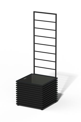 E24-Y-LLD IBIZA Park taimepott RAL 9005 must E24-Y-LLD IBIZA Park taimepott RAL 9005 must