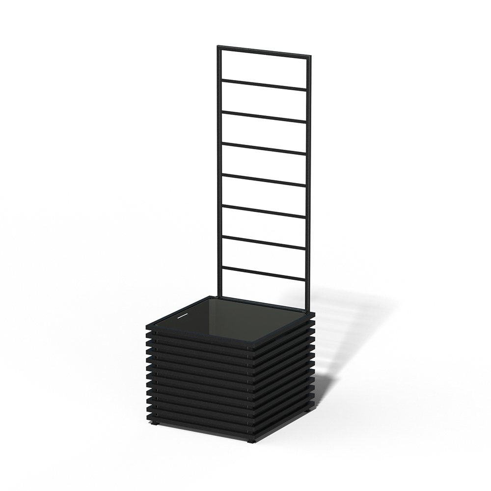 E24-Y-LLD IBIZA Park taimepott RAL 9005 must