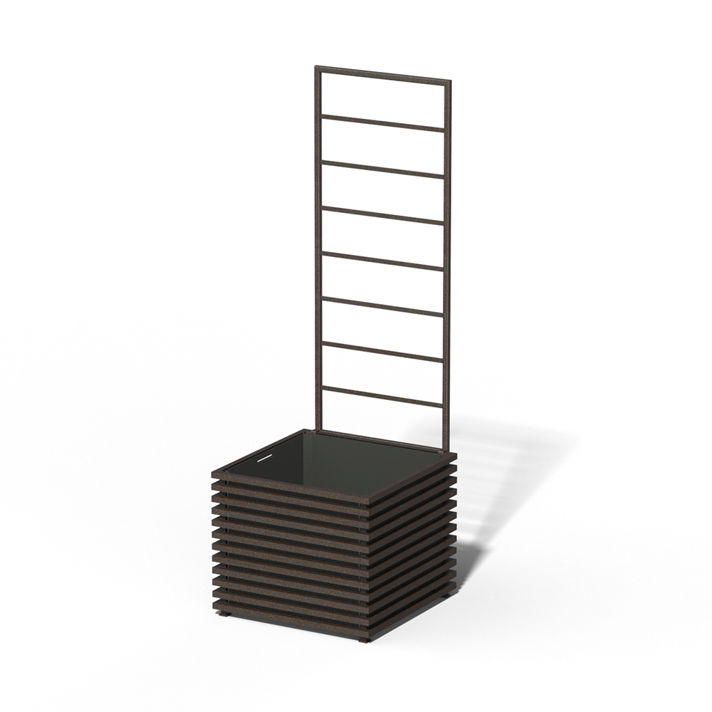 E24-Y-LLD IBIZA Park taimepott Rusty Iron