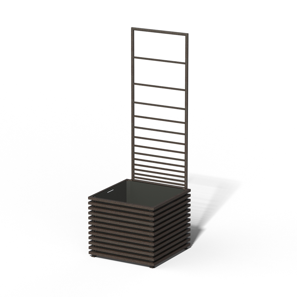 E24-Y-PHL IBIZA Park taimepott Rusty Iron