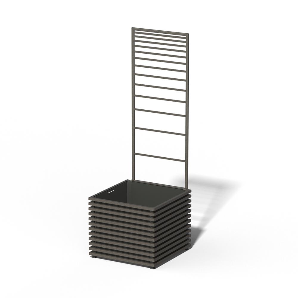 E24-Y-PLH IBIZA Park taimepott Marrone 03 Metallic