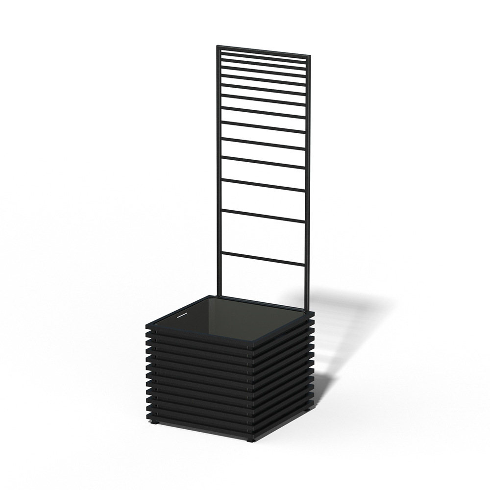 E24-Y-PLH IBIZA Park taimepott RAL 9005 must