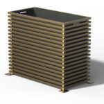 E25 IBIZA Raumteiler Pflanzkübel Kendon Gold