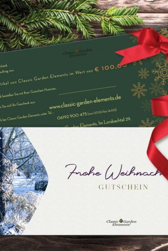 Euro 100 Weihnachtsgutschein 2019 Classic Garden Elements