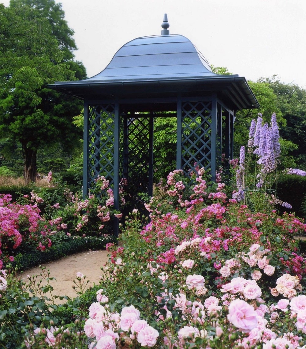 Gartenpavillon Wallingford im Rosengarten-min