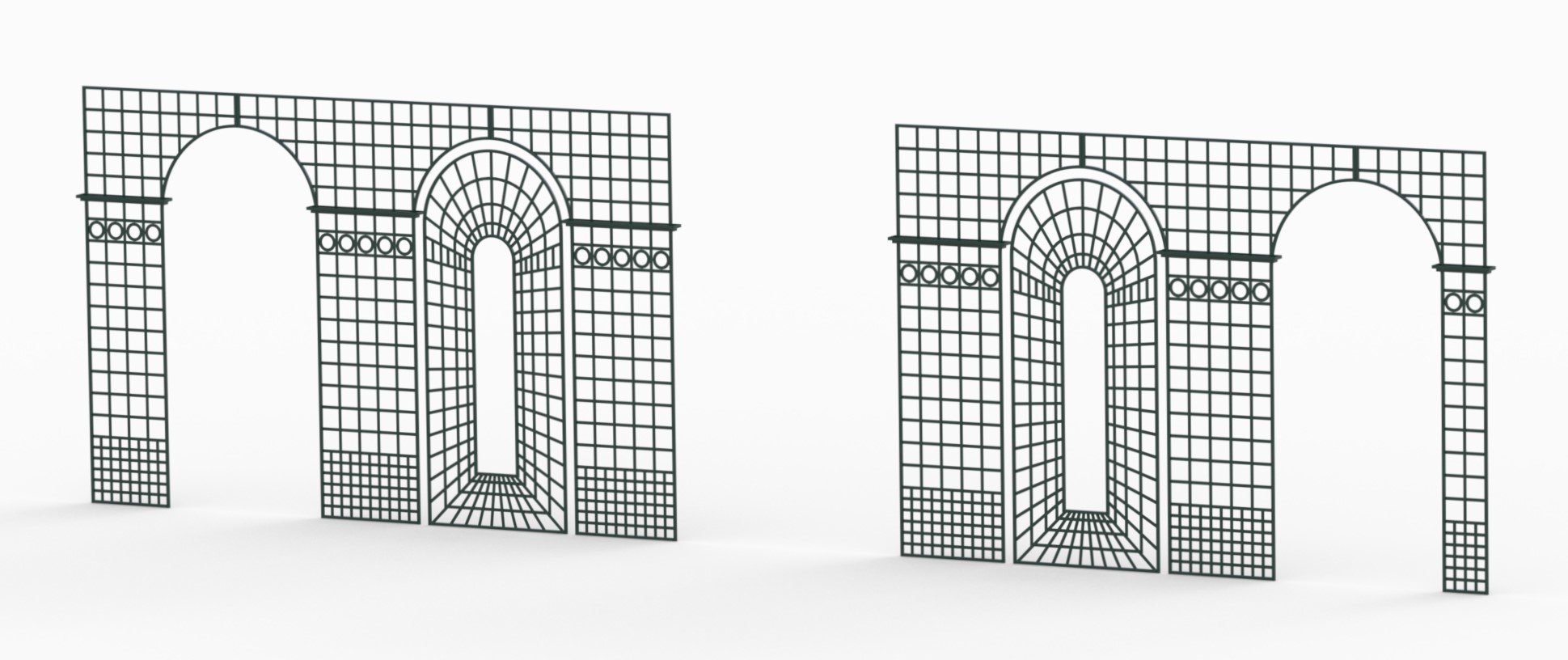 Eritellimusel valmistatud Montacute Double Treillages Eritellimusel valmistatud Montacute Double Treillages