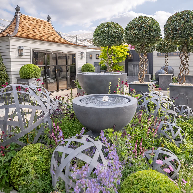 Luna Wasserspiel Brunnen, Stilvolles Wasserspiel für moderne Gärten Luna Wasserspiel Brunnen, Stilvolles Wasserspiel für moderne Gärten