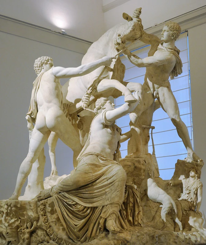 ファルネーゼの雄牛のグループ - 等身大のブロンズ鋳造を購入する