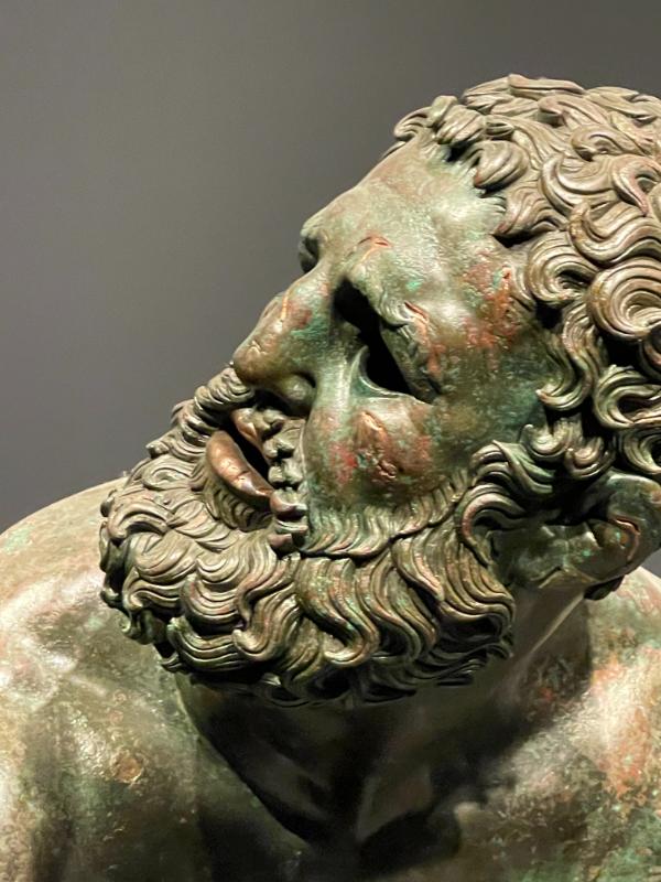 Quirinal Pugilist – detailne vaade peast © Classic Garden Elements 2