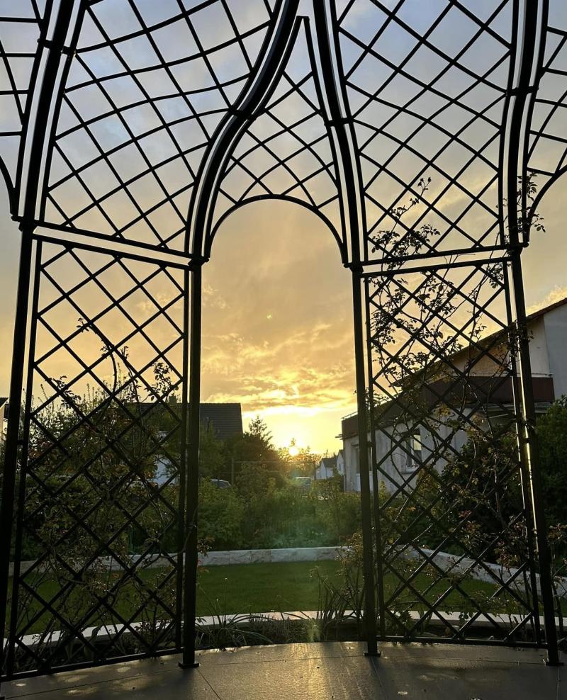 Abenddämmerung Aussicht afs dem Schönbrunner Pavillon Abenddämmerung Aussicht afs dem Schönbrunner Pavillon