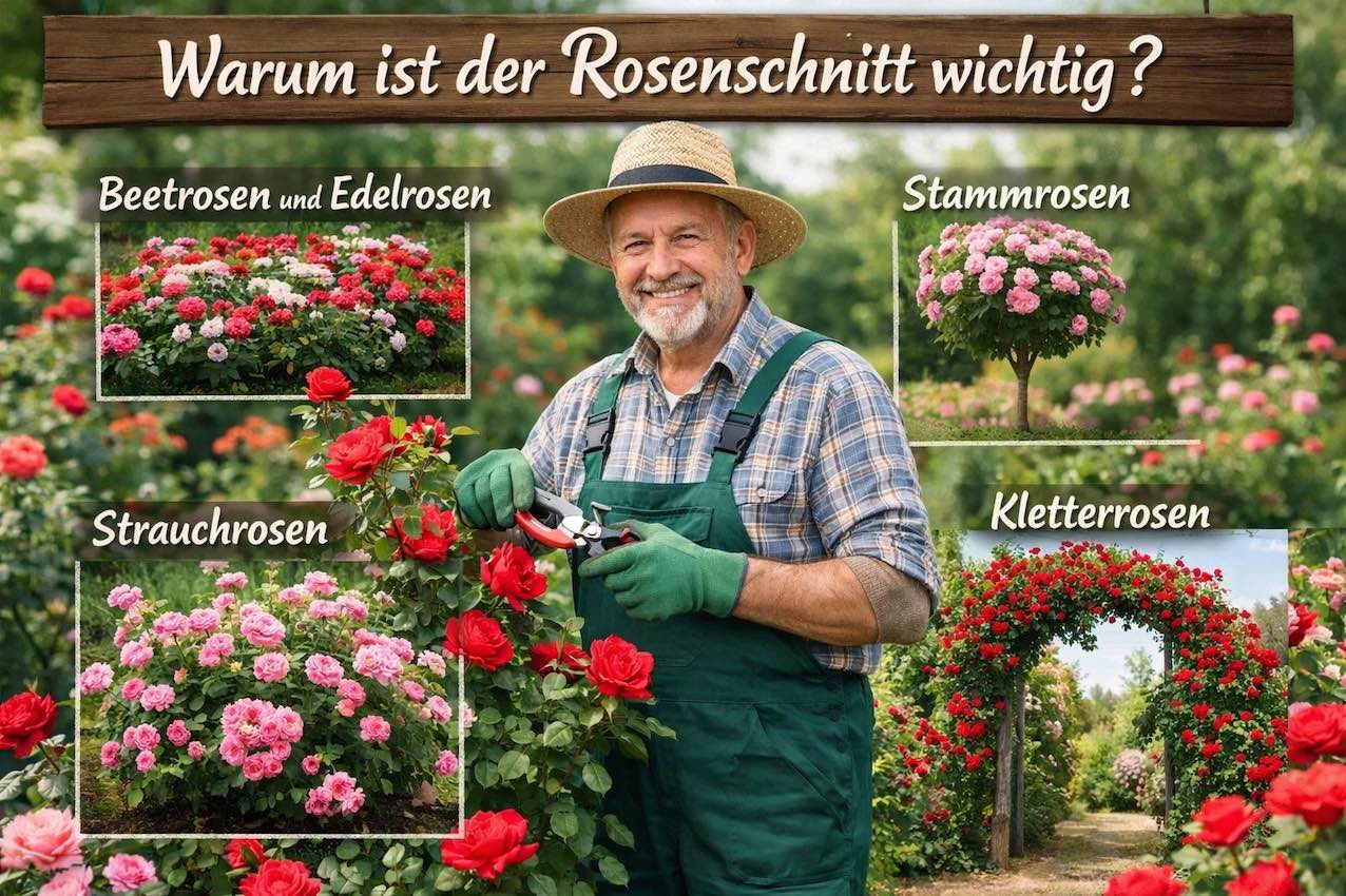 Warum ist der Rosenschnitt wichtig im Frühjahr ?