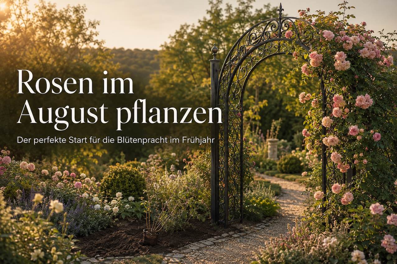 Rosen im August pflanzen