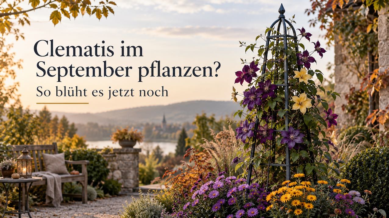 Clematis im September pflanzen